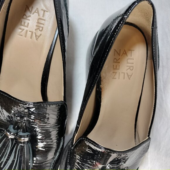 Naturalizer Black Patent Leather Loafers - Picture 6 of 9